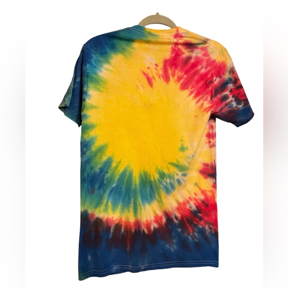 Tie Dye Chillin Smiley Face T-shirt, size adult small - Picture 2 of 3